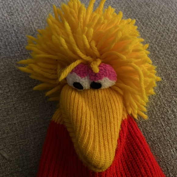 Vintage Sesame Street kids Big Bird winter hat. - Picture 3 of 5